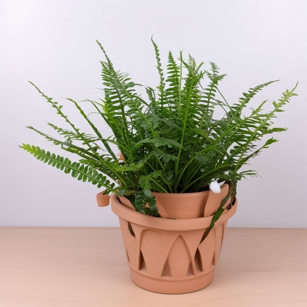 Nefrolepis w doniczce