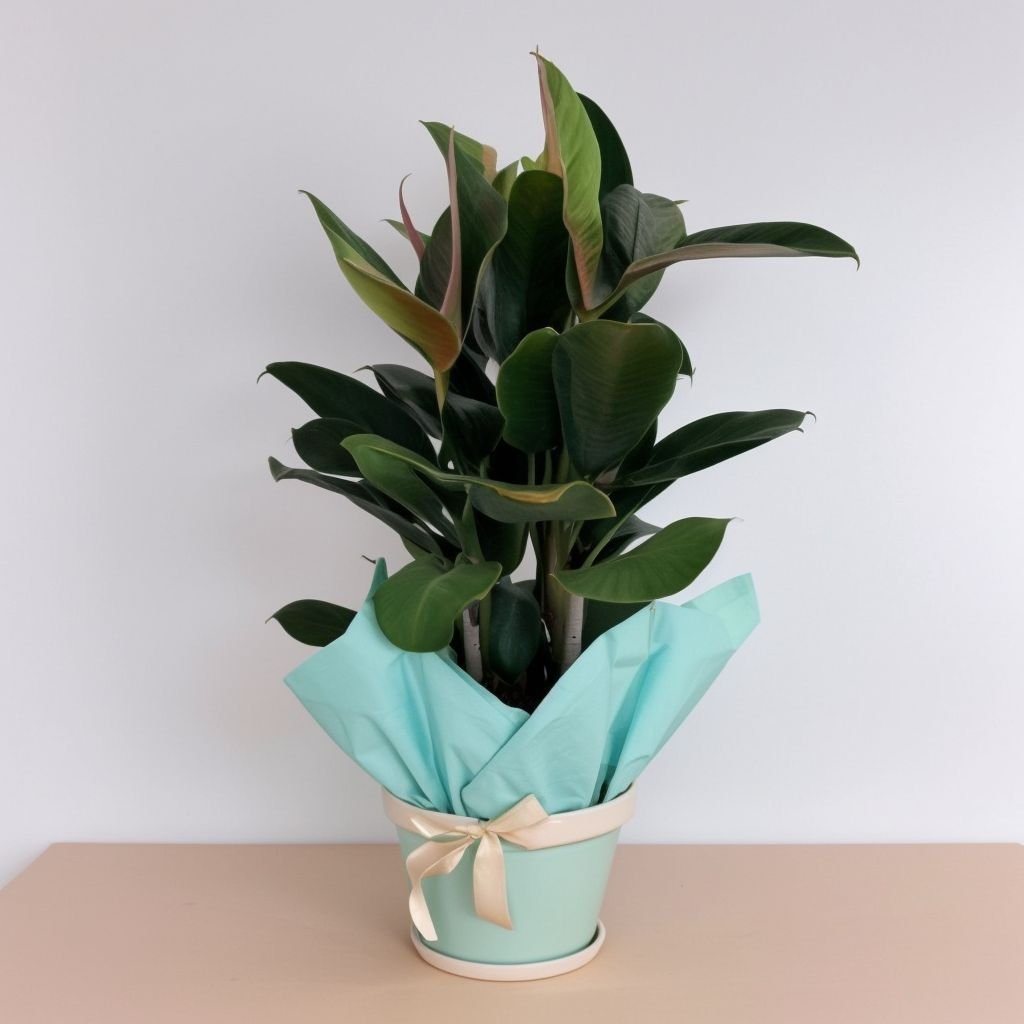 Ficus Elastica w doniczce