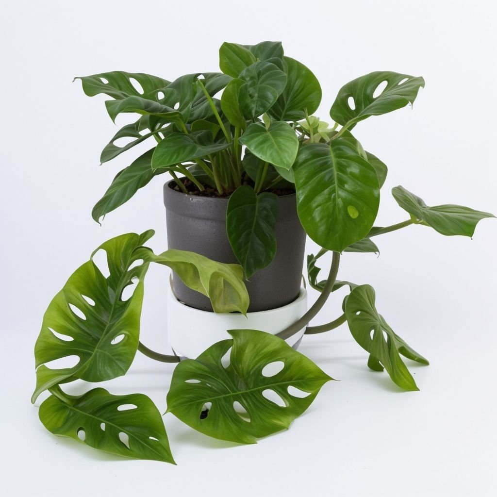 Maska małpy potwora w doniczce