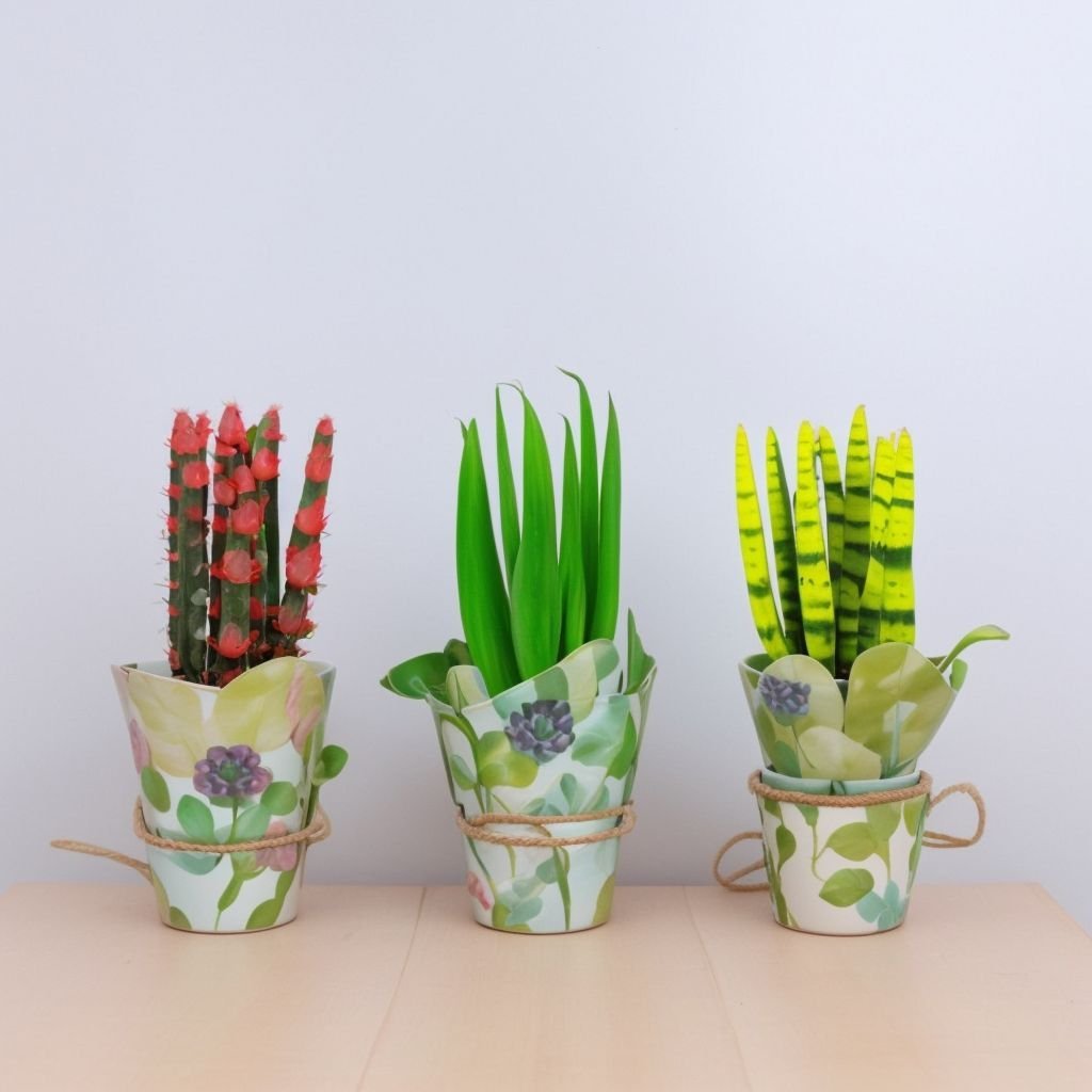 Sansevieria aksamitna w doniczce