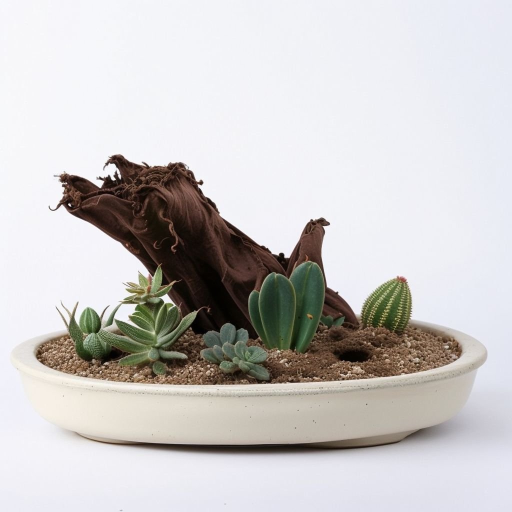 Sadzenie roślin w doniczce ceramicznej "Sahara"