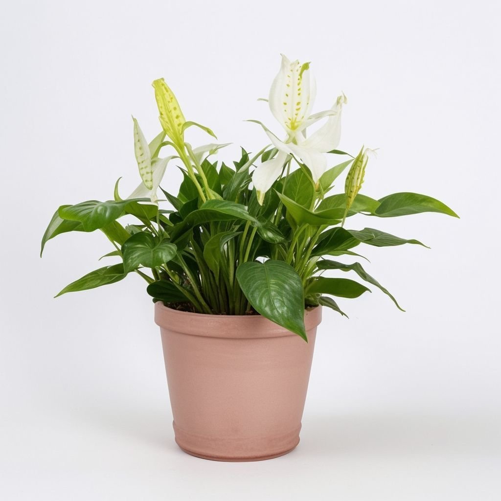 Skrzydłokwiat w doniczce