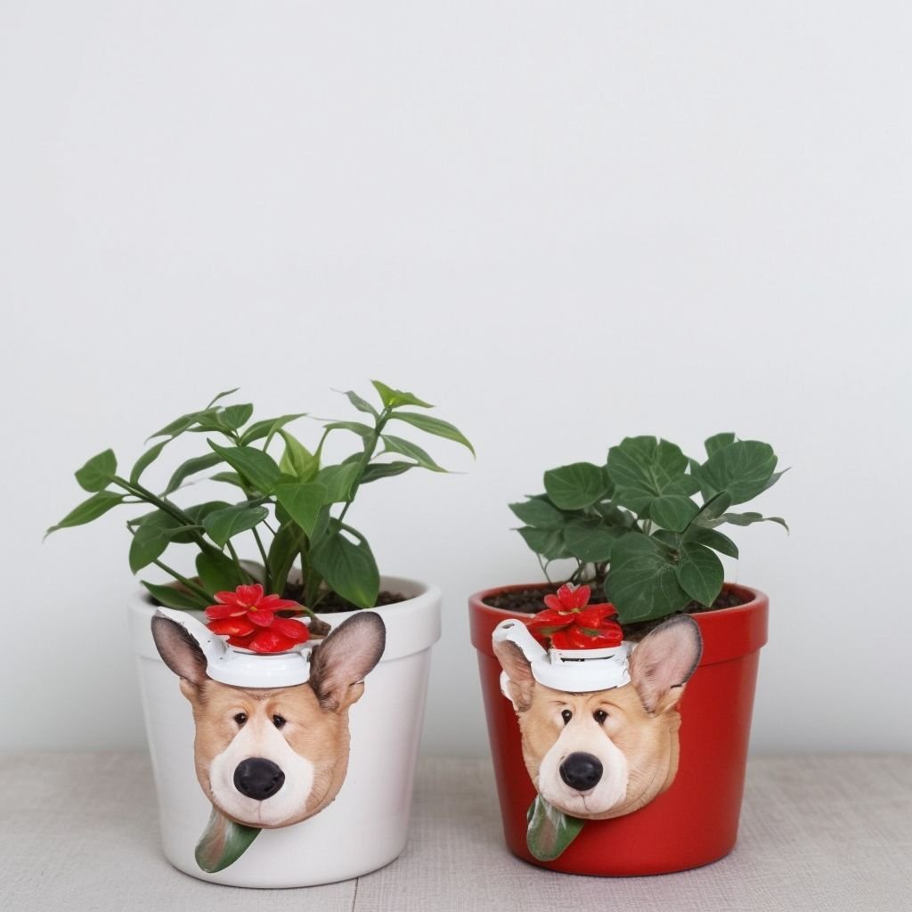 Echeveria w doniczce noworocznej