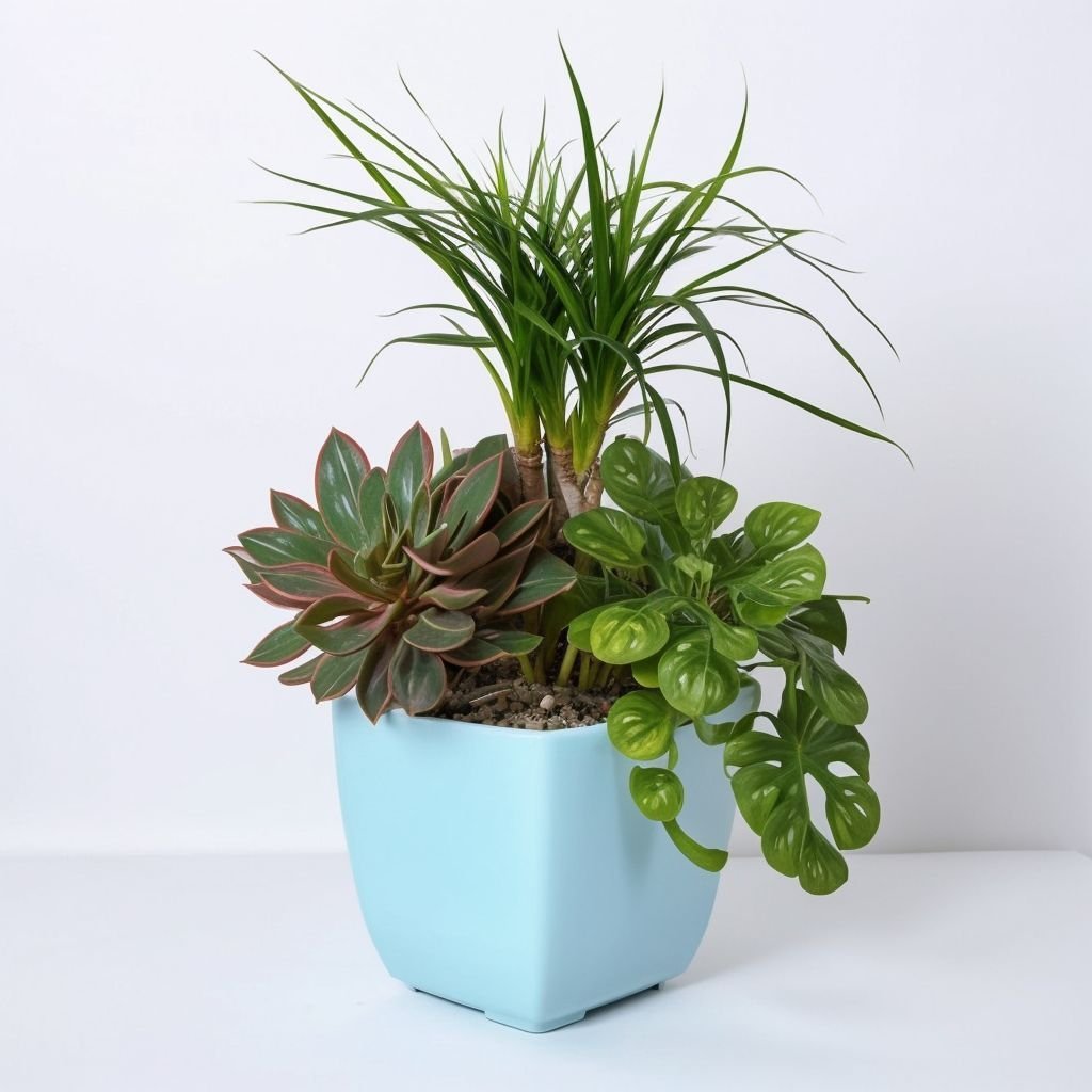 Sadzenie w niebieskiej doniczce - obrazek 4