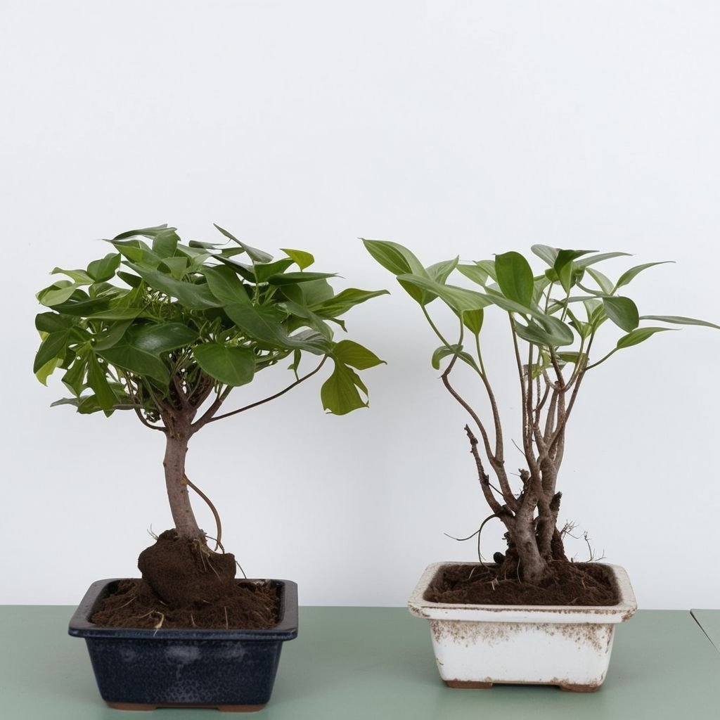 Bonsai w doniczce