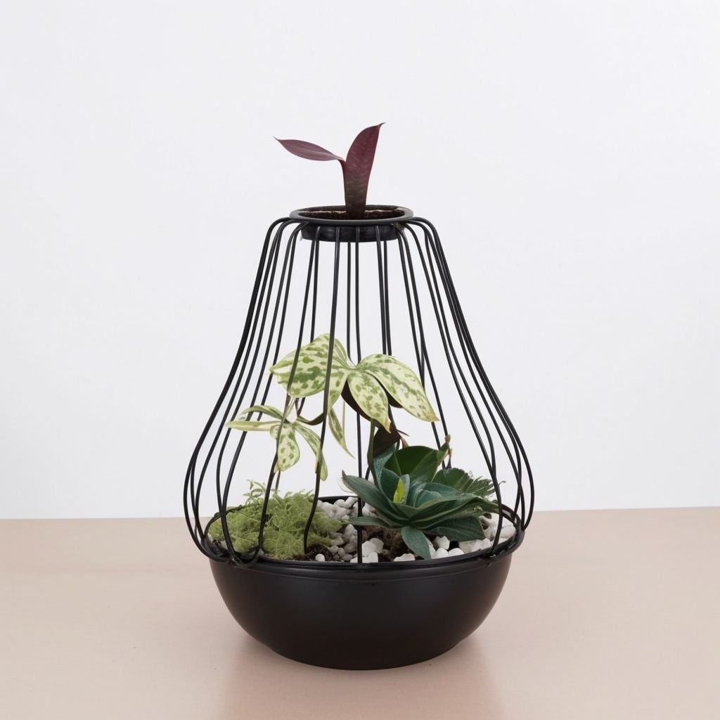 Kompozycja z roślinami "Gruszka"