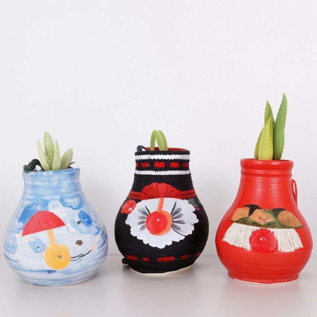 Amarylis w wosku na Nowy Rok