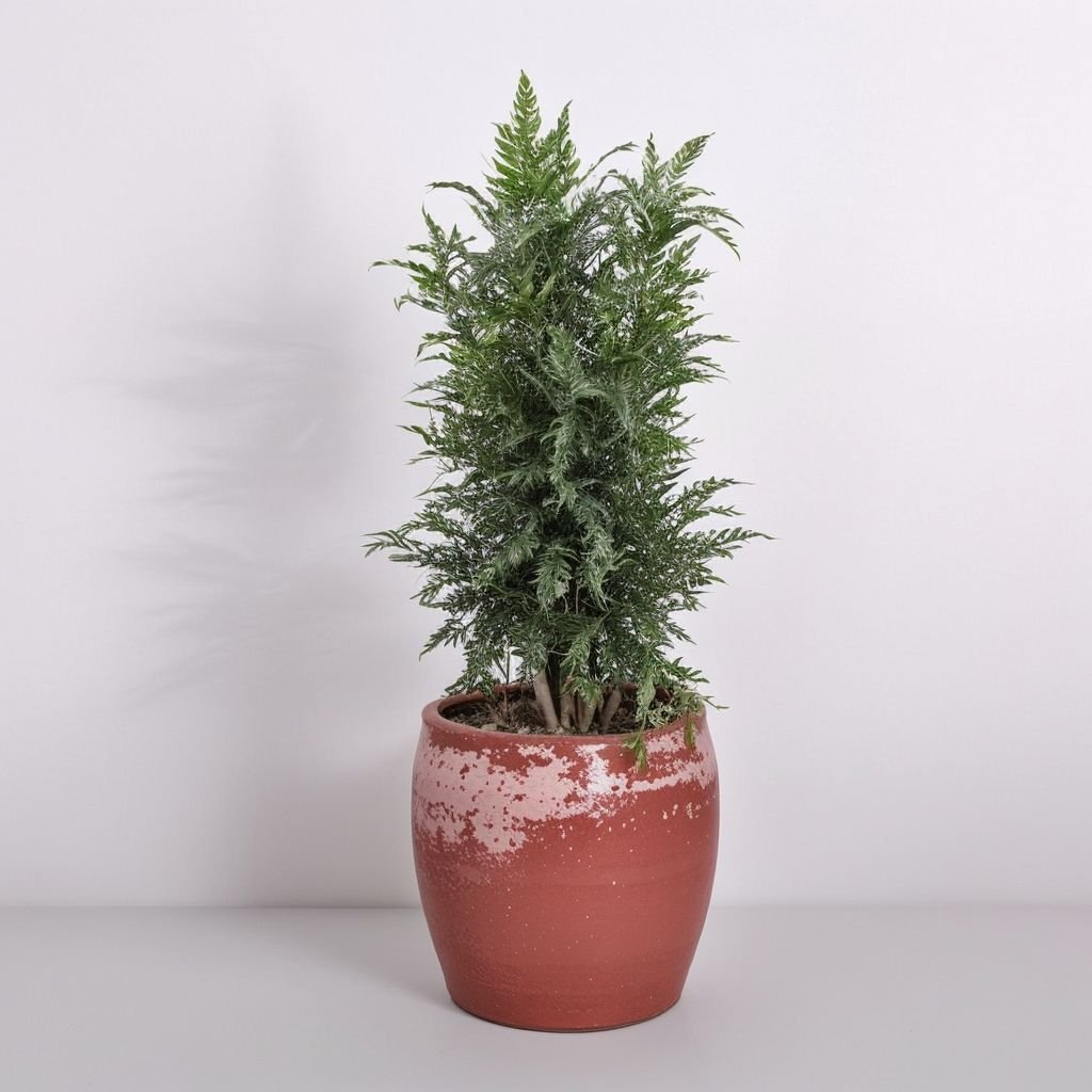 Zimowa kompozycja w doniczce "Śnieżny cud"