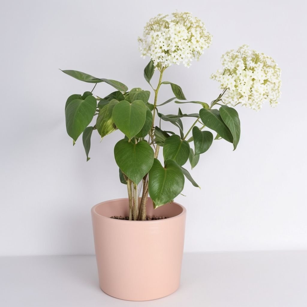 Mieszanka hortensji w doniczce - obrazek 3