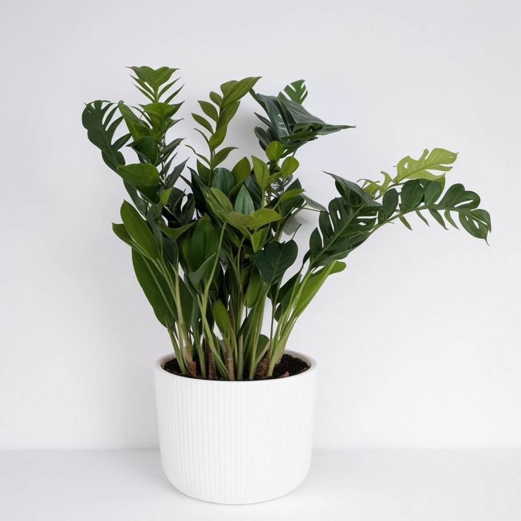 Zamioculcas w doniczce